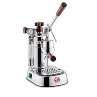 photo professional lusso - lever machine with wooden handles 230 v 1
